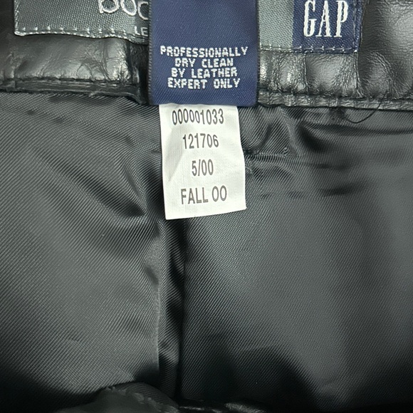 Black Genuine Leather Pants - Picture 5 of 5